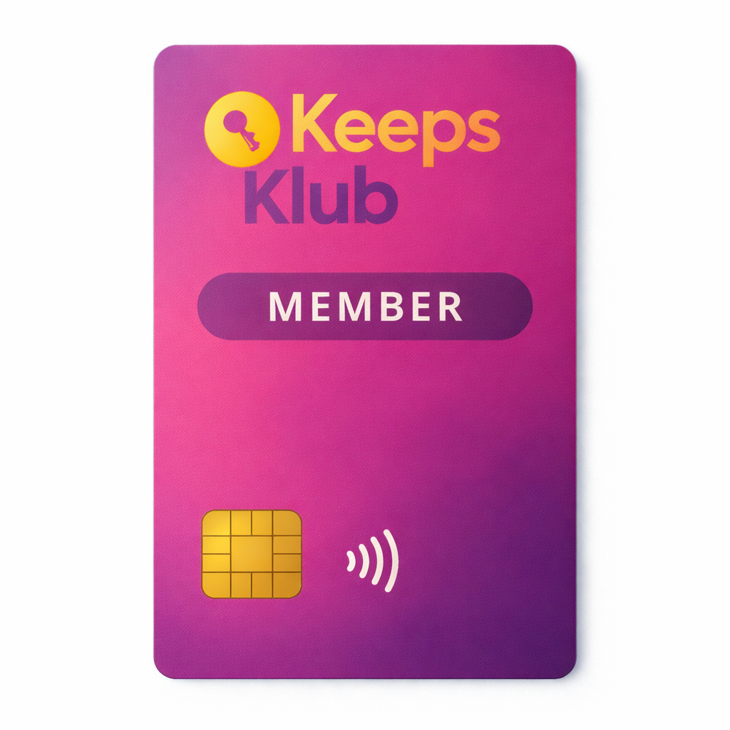 Keeps Klub encoded smart cards