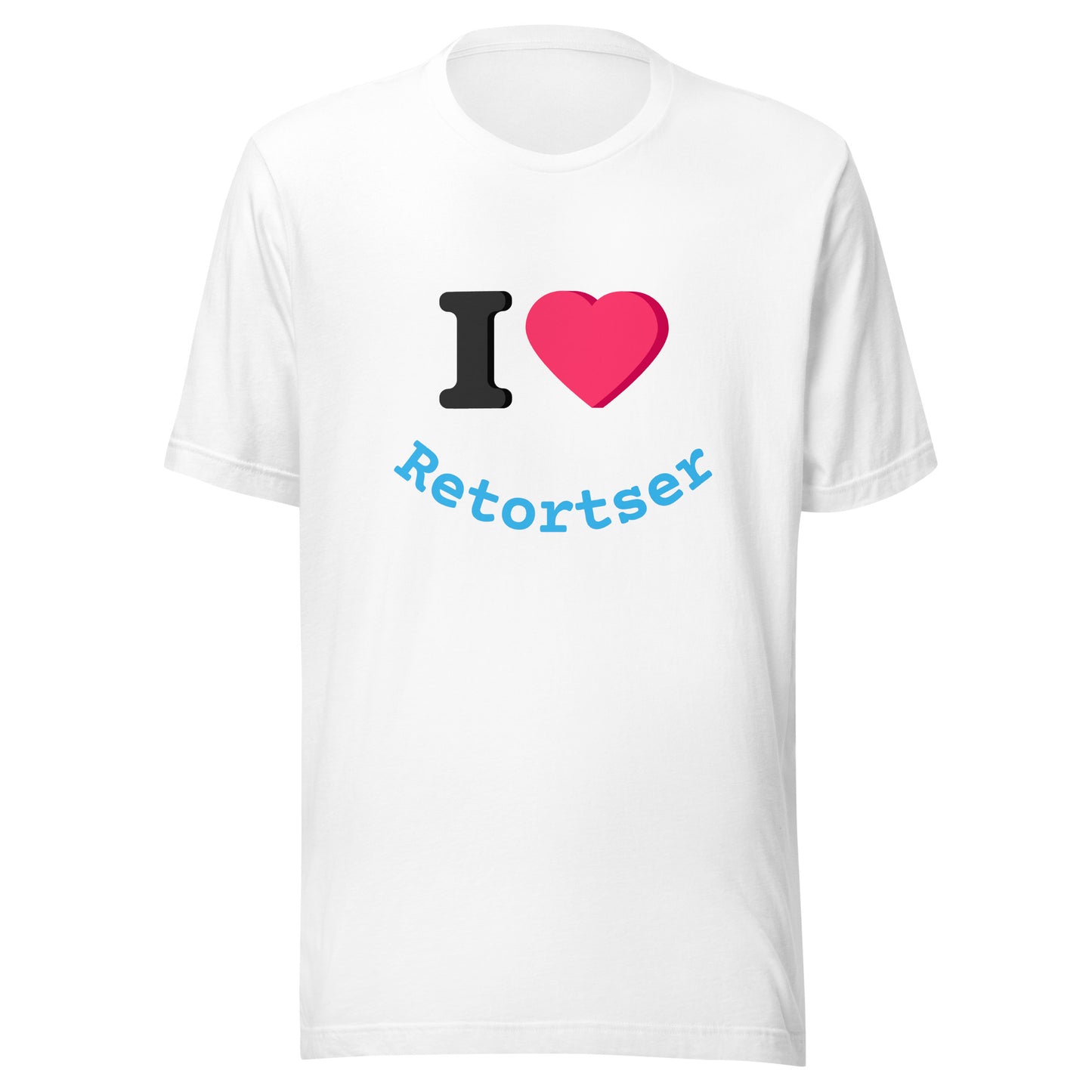 I Heart Retortser Unisex t-shirt White