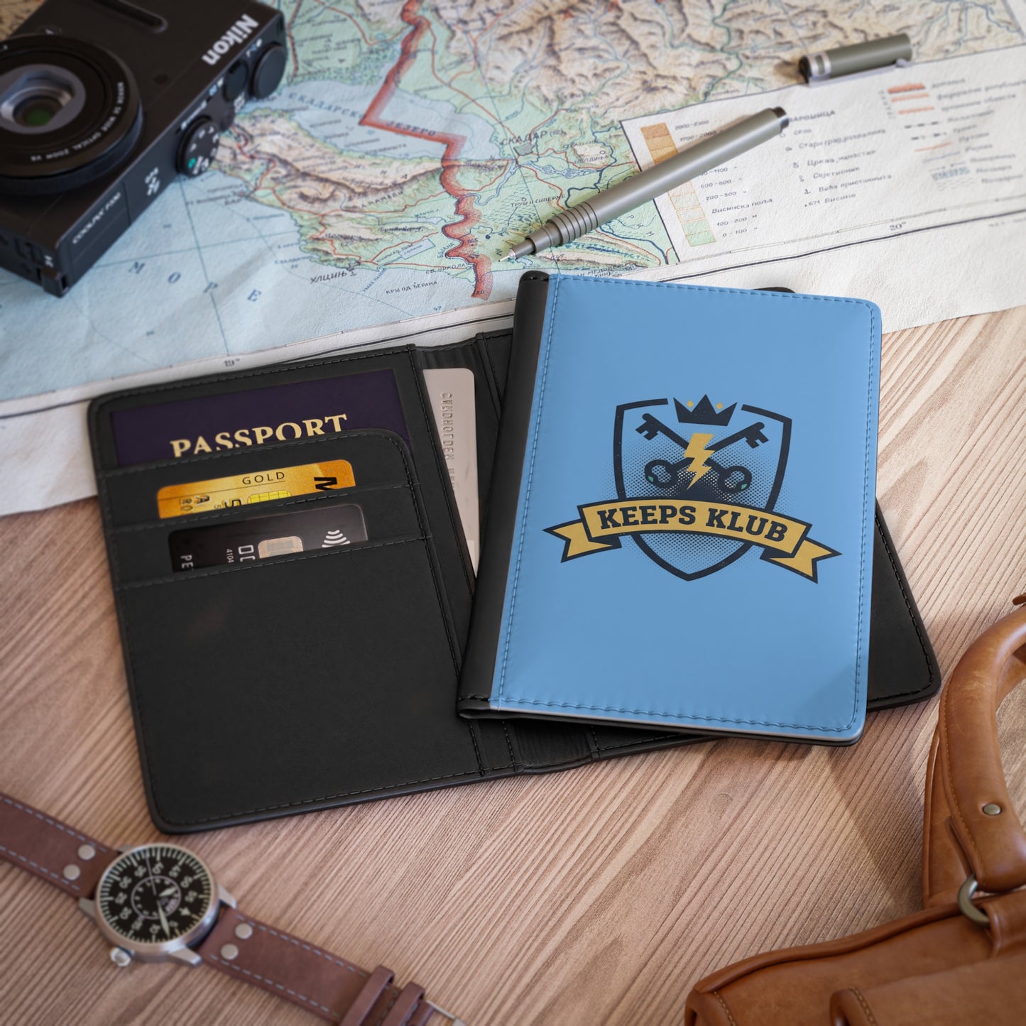 Keeps Klub Passport Case with RFID tag Protection