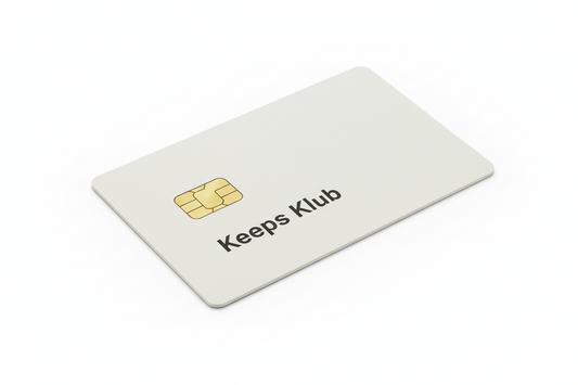 Keeps Klub blank e-chip smart cards