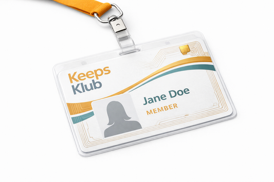 Keeps Klub RFID ID cards