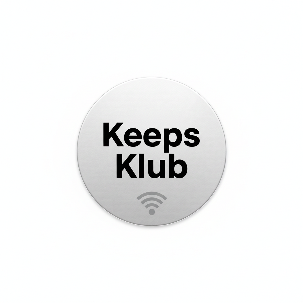 Keeps Klub blank NFC stickers
