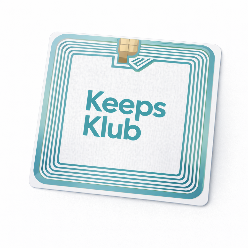 Keeps Klub RFID stickers