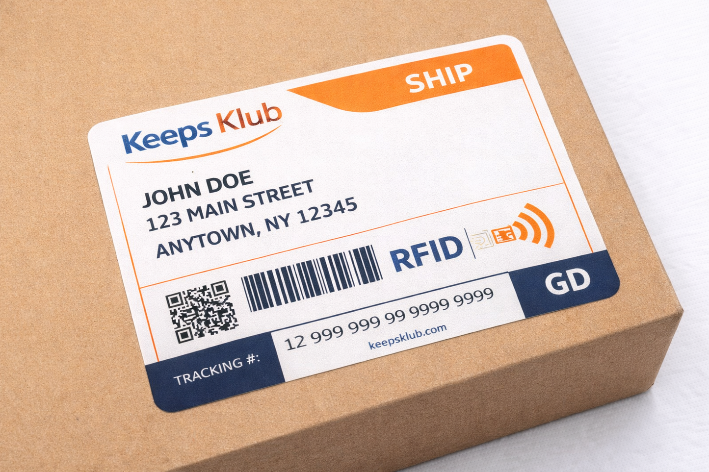 Keeps Klub RFID labels